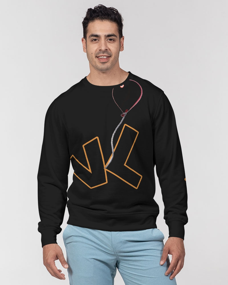 3way Men's Classic French Terry Crewneck Pullover