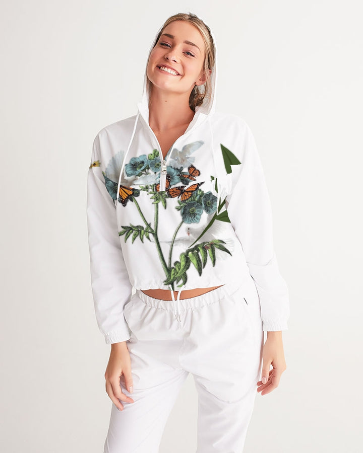 v Women's Cropped Windbreaker