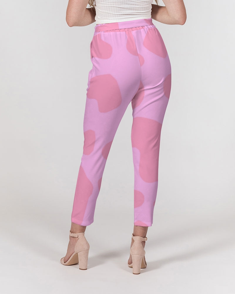 VALENTOLAMONT  Women's Belted Tapered Pants