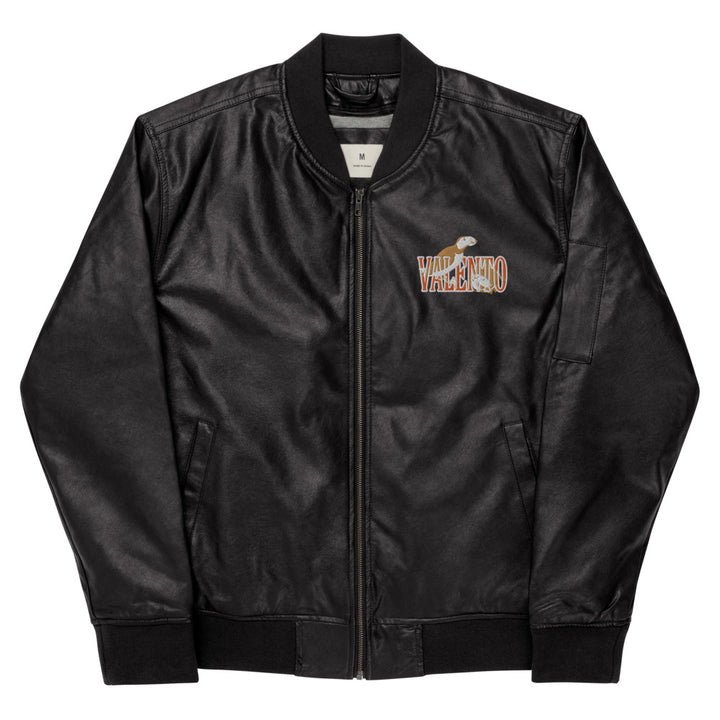 Leather Bomber Jacket