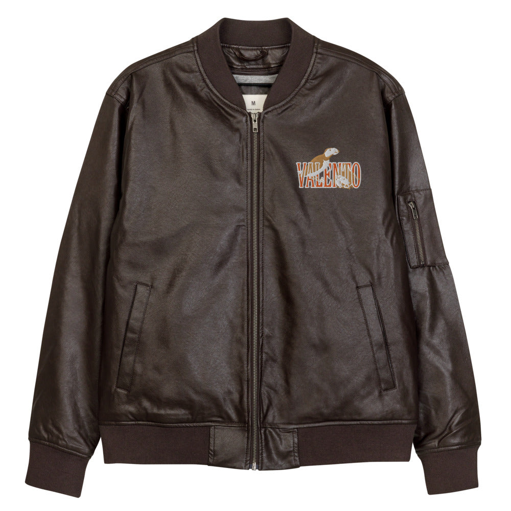 Leather Bomber Jacket