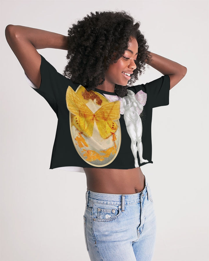 VL Women's Lounge Cropped Tee