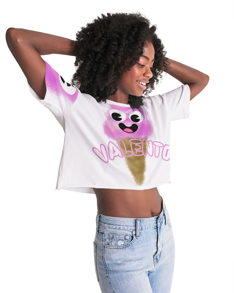 Valento  Women's Lounge Cropped Tee