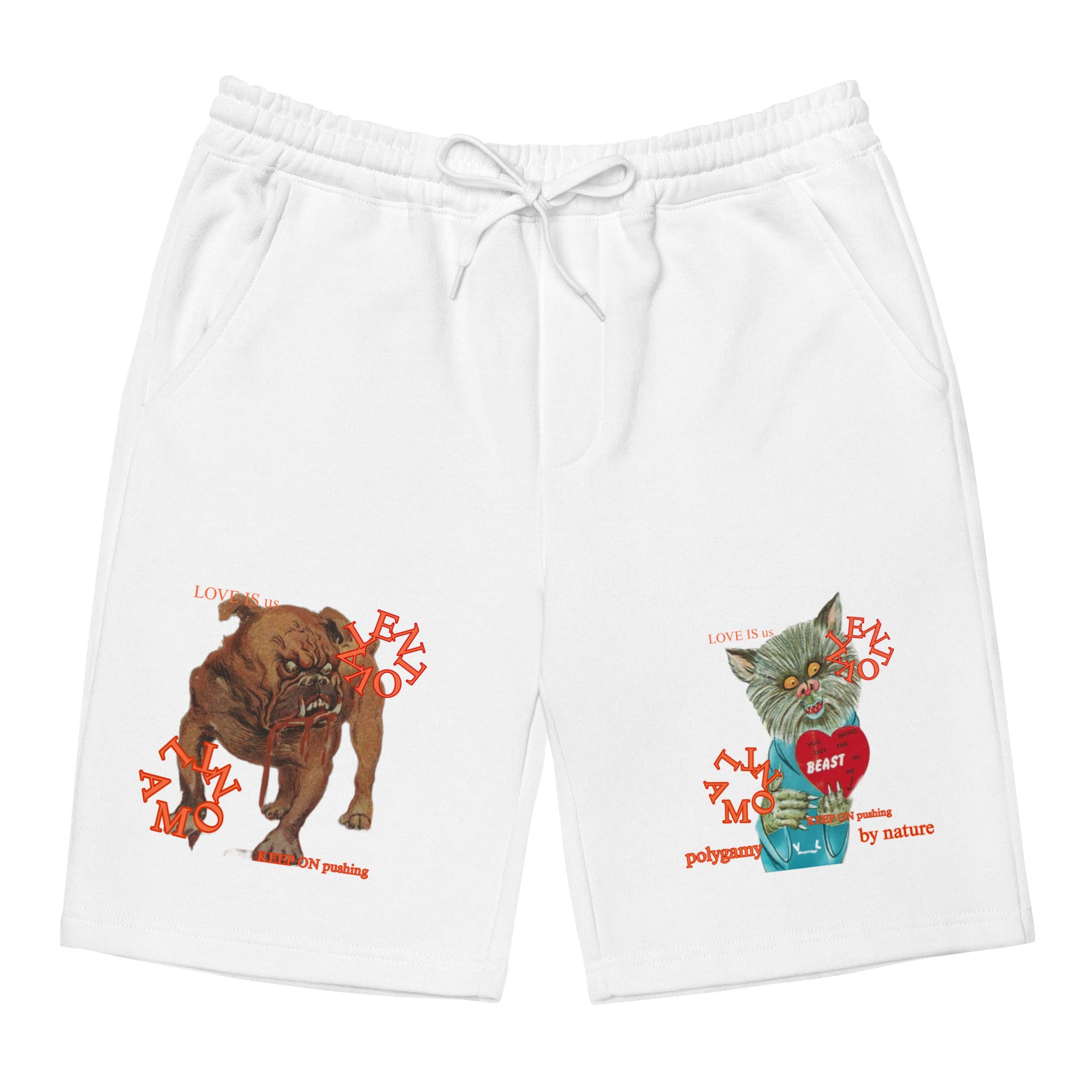 Men's fleece shorts