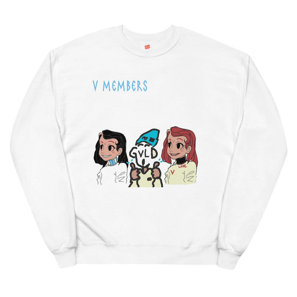 Unisex fleece sweatshirt