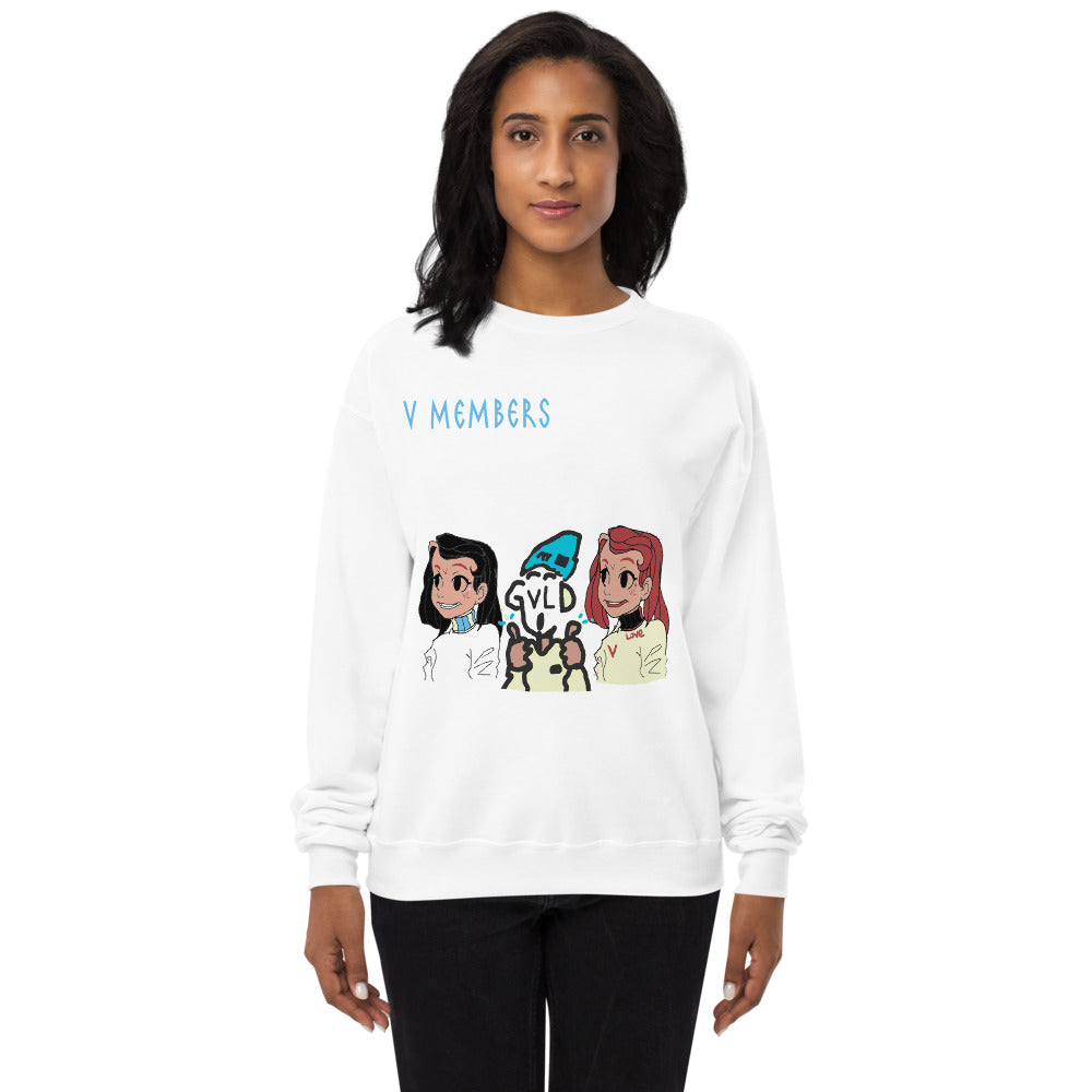 Unisex fleece sweatshirt