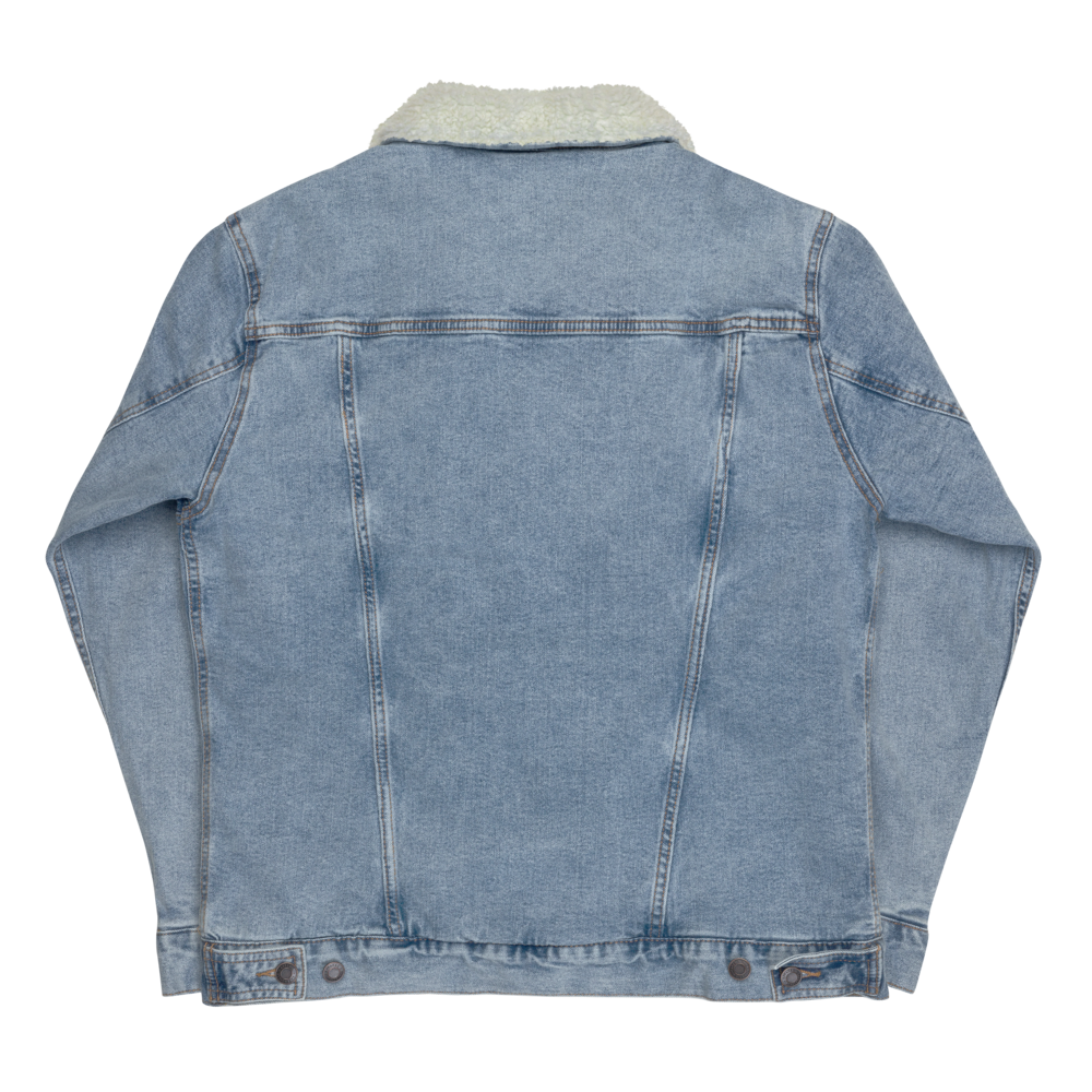 Unisex denim sherpa jacket